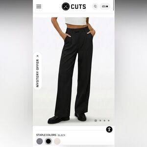 NWT Cuts Essential Pant Obsidian